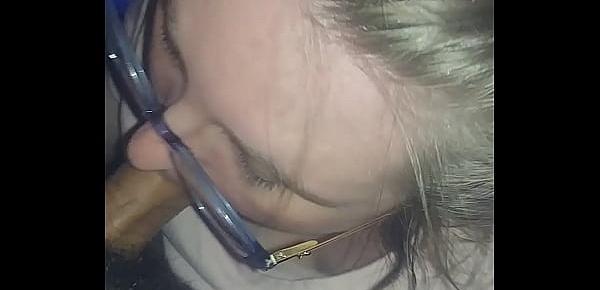 Wife sucking cock